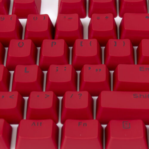 Red Keycaps PBT Backlit 104 Key