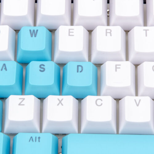 60 Custom Herní Mechanická Klávesnice v barvě Wave- Bílý hliníkový case