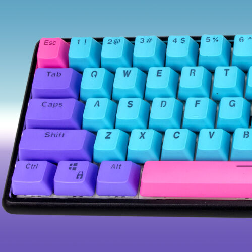 60% Custom Mechanická Klávesnice v barvě Mr. Beast - černý hliníkový case, detail