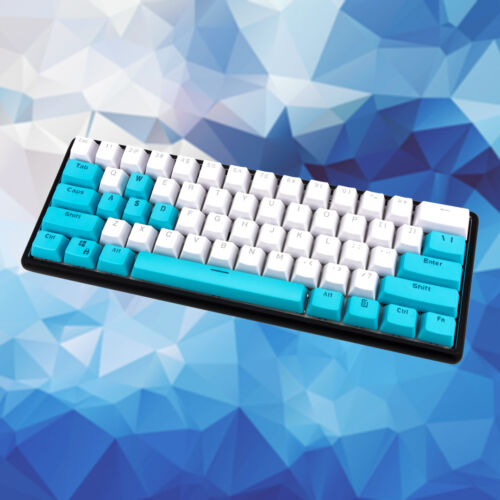 60 Custom Herní Mechanická Klávesnice v barvě Wave - černý hliníkový case