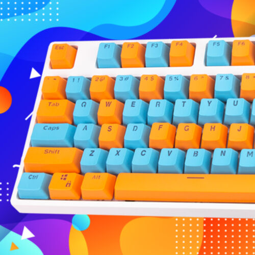 TKL Custom Mechanická Klávesnice v barvě Call Me Up - detail